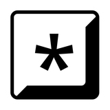 Keycap Asterisk on Noto Emoji Font 15.0