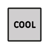 Cool Button on OpenMoji 1.0