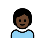 Child: Dark Skin Tone on OpenMoji 12.0