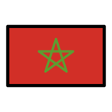 Flag: Morocco on OpenMoji 12.0