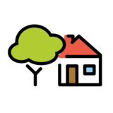 House with Garden on OpenMoji 12.0