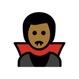 Vampire: Medium-Dark Skin Tone on OpenMoji 12.0