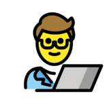 Man Technologist on OpenMoji 12.3