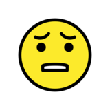 Anguished Face on OpenMoji 13.0