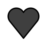 Black Heart on OpenMoji 13.0