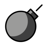 Bomb on OpenMoji 13.0