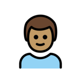 Boy: Medium Skin Tone on OpenMoji 13.0