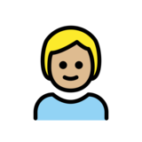 Child: Medium-Light Skin Tone on OpenMoji 13.0