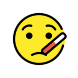 Face with Thermometer on OpenMoji 13.0