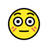 Flushed Face on OpenMoji 13.0