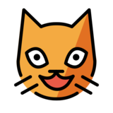 Grinning Cat on OpenMoji 13.0