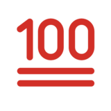 Hundred Points on OpenMoji 13.0