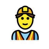 Man Construction Worker on OpenMoji 13.0