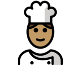 Man Cook: Medium Skin Tone on OpenMoji 13.0