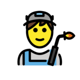 Man Factory Worker on OpenMoji 13.0