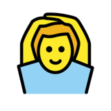 Man Gesturing OK on OpenMoji 13.0