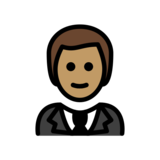 Man in Tuxedo: Medium Skin Tone on OpenMoji 13.0