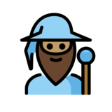 Man Mage: Medium Skin Tone on OpenMoji 13.0