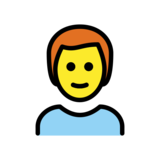 Man: Red Hair on OpenMoji 13.0