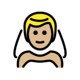 Man with Veil: Medium-Light Skin Tone on OpenMoji 13.0