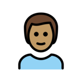 Man: Medium Skin Tone on OpenMoji 13.0