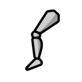 Mechanical Leg on OpenMoji 13.0