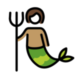 Merperson: Medium Skin Tone on OpenMoji 13.0