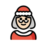 Mrs. Claus: Light Skin Tone on OpenMoji 13.0