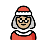 Mrs. Claus: Medium-Light Skin Tone on OpenMoji 13.0