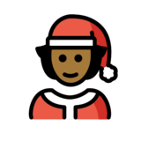 Mx Claus: Medium-Dark Skin Tone on OpenMoji 13.0