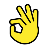 OK Hand on OpenMoji 13.0