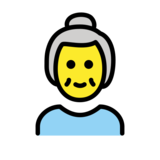 Old Woman on OpenMoji 13.0
