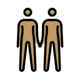 People Holding Hands: Medium Skin Tone on OpenMoji 13.0