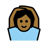Person Gesturing OK: Medium-Dark Skin Tone on OpenMoji 13.0