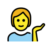 Person Tipping Hand on OpenMoji 13.0
