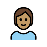 Person: Medium Skin Tone on OpenMoji 13.0