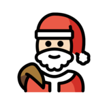 Santa Claus: Light Skin Tone on OpenMoji 13.0