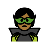 Supervillain: Medium-Dark Skin Tone on OpenMoji 13.0