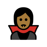 Vampire: Medium-Dark Skin Tone on OpenMoji 13.0