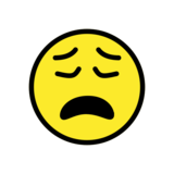 Weary Face on OpenMoji 13.0