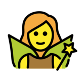Woman Fairy on OpenMoji 13.0