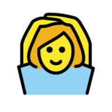 Woman Gesturing OK on OpenMoji 13.0