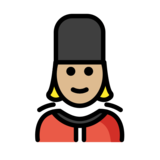 Woman Guard: Medium-Light Skin Tone on OpenMoji 13.0