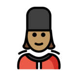 Woman Guard: Medium Skin Tone on OpenMoji 13.0