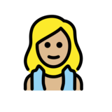 Woman in Steamy Room: Medium-Light Skin Tone on OpenMoji 13.0