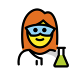 Woman Scientist on OpenMoji 13.0