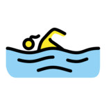 Woman Swimming on OpenMoji 13.0