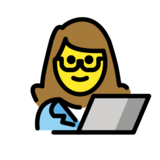 Woman Technologist on OpenMoji 13.0