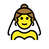Woman with Veil on OpenMoji 13.0