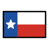 Flag for Texas (US-TX) on OpenMoji 14.0